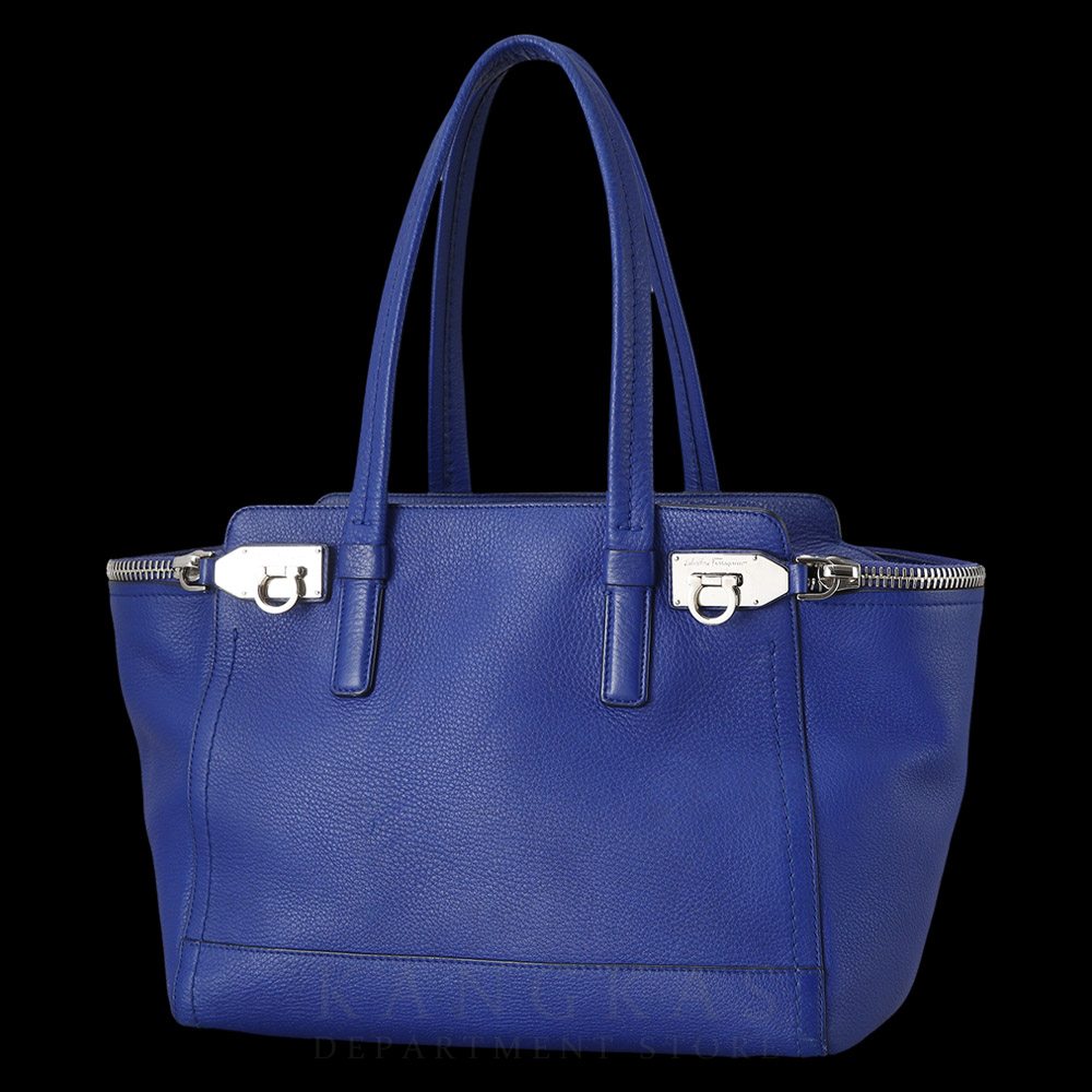 FERRAGAMO(USED)페레가모 간치니 지퍼 토트백